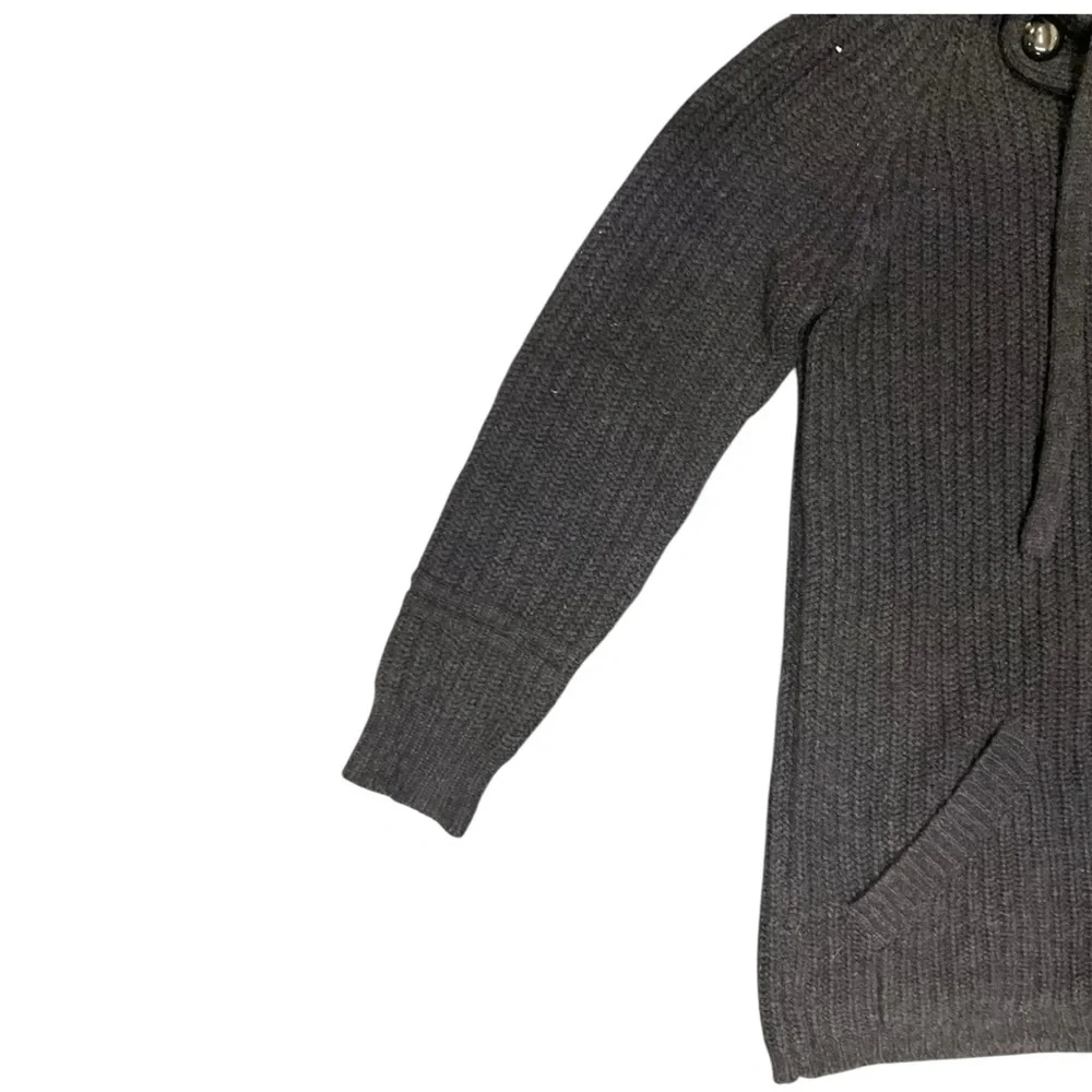 🖤 Robert Rodriguez Wool Cashmere Hooded Cardigan XS (Fits S–M) Chunky‎ Ribbed